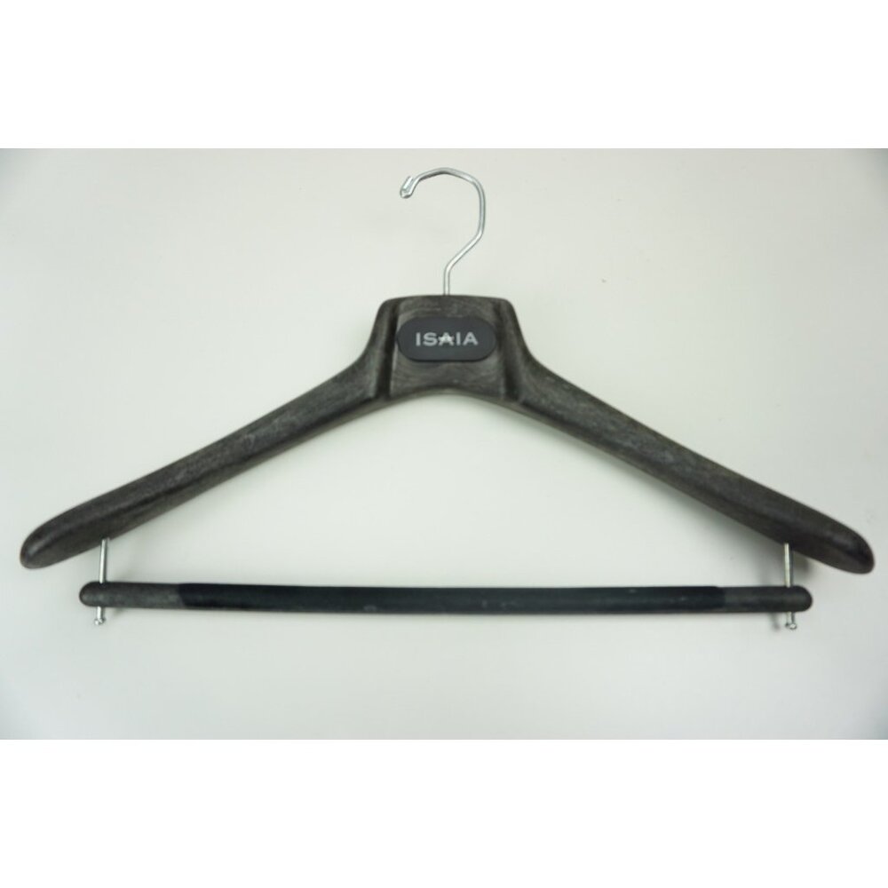 Isaia Black Composite Heavy Duty Suit Hanger